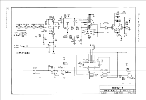 1,6GHz Counter HM8021-4; HAMEG GmbH, (ID = 972459) Ausrüstung