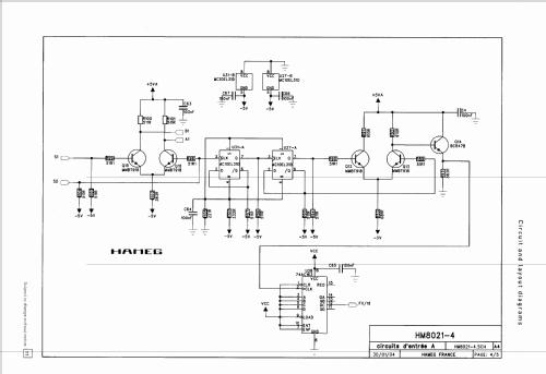 1,6GHz Counter HM8021-4; HAMEG GmbH, (ID = 972463) Ausrüstung