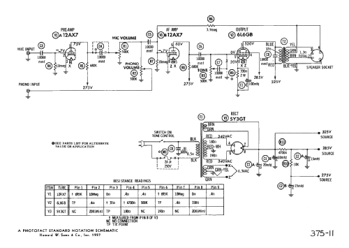 W-7; Hamilton Electronics (ID = 2456642) Ampl/Mixer