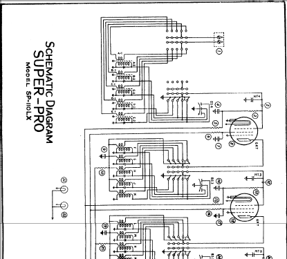 Super Pro SP-110LX; Hammarlund Mfg. Co. (ID = 1305569) Commercial Re