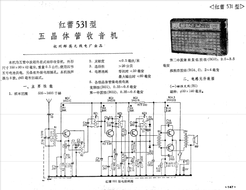 Honglei 红蕾 531; Hangzhou 杭州群英无... (ID = 774579) Radio