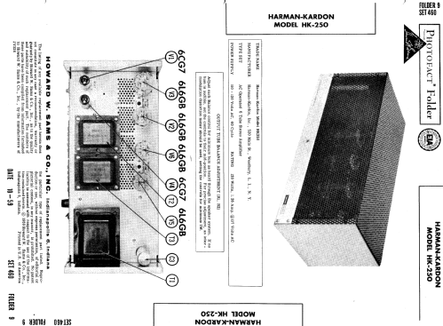 HK-250 ; Harman Kardon; New (ID = 591139) Ampl/Mixer