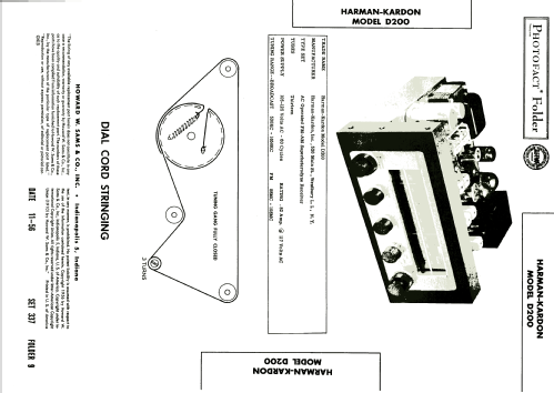 Recital D-200; Harman Kardon; New (ID = 1982329) Radio