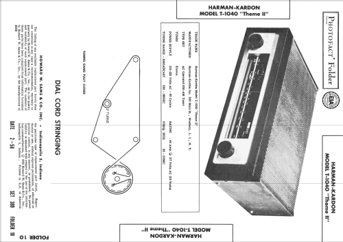 The Theme II T-1040; Harman Kardon; New (ID = 2544387) Radio