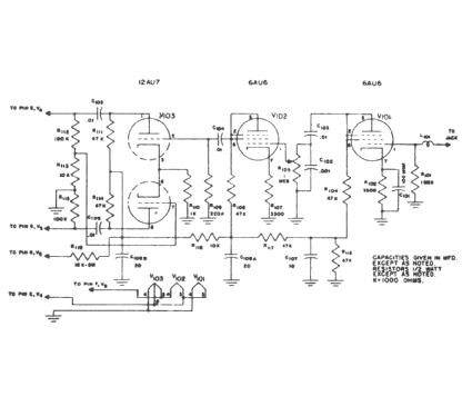 Crystal Microphone Preamplifier CMA-50; Harvey Radio Labs., (ID = 3131053) Ampl/Mixer