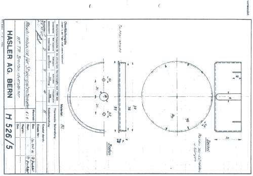 Breitband-Vorverstärker HF-TR H526; Hasler AG; Bern (ID = 2374493) Ampl. HF