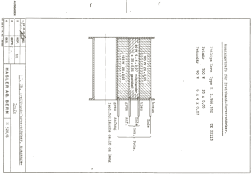 Breitband-Vorverstärker HF-TR H526; Hasler AG; Bern (ID = 2374494) Ampl. HF