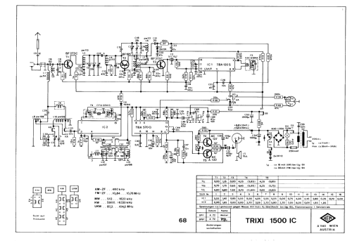 Trixi 1500 IC; HEA; Wien (ID = 74059) Radio