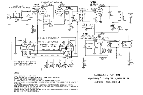 2 meter converter SBA-300-4; Heathkit Brand, (ID = 171562) Converter