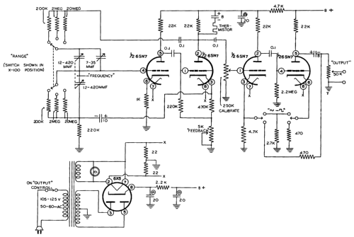 Audio Oscillator AO-1; Heathkit Brand, (ID = 126324) Equipment