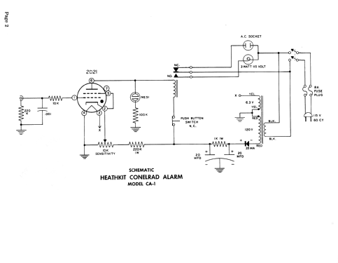 Conelrad Alarm CA-1; Heathkit Brand, (ID = 1094801) Misc