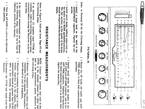 Deluxe SWL Receiver GR-54; Heathkit Brand, (ID = 2035069) Amateur-R