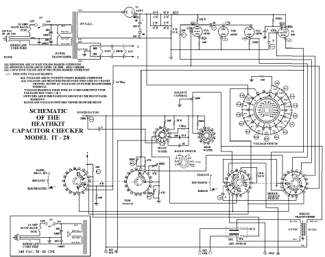 Capacitor-Tester IT-28; Heathkit Brand, (ID = 125250) Equipment