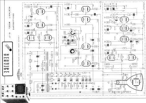 Scope IO-17; Heathkit Brand, (ID = 758599) Equipment