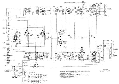 Stereo-Amplifier SA-2; Heathkit Brand, (ID = 694322) Ampl/Mixer