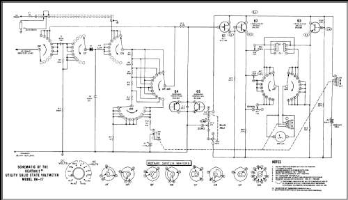 Transistor-Voltmeter IM-17; Heathkit Brand, (ID = 462990) Equipment