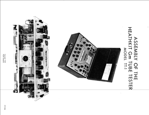 Tube Tester TT-1; Heathkit Brand, (ID = 1255148) Ausrüstung