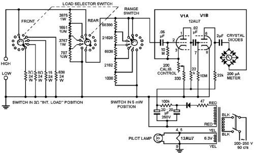 Audio Wattmeter AW-1U; Heathkit UK by (ID = 950813) Ausrüstung