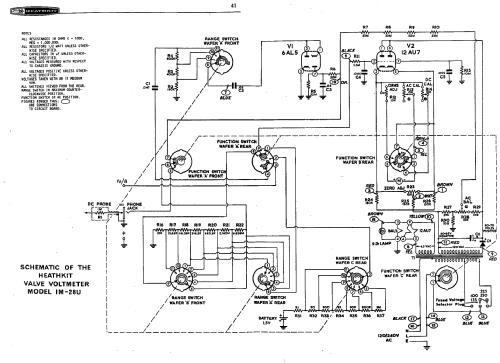 Valve Volt Meter VVM IM-28U; Heathkit UK by (ID = 2998577) Kit