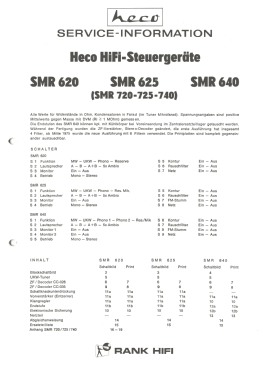 SMR625; Heco, Hennel & Co. (ID = 2765109) Radio