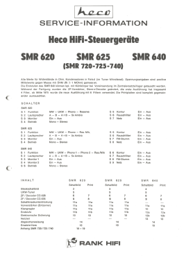 SMR720; Heco, Hennel & Co. (ID = 2765102) Radio