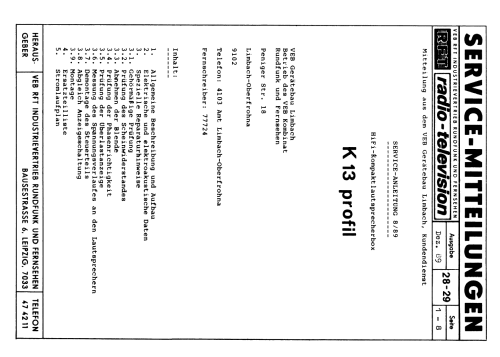 HiFi 2-Wege Box K13 Profil; Heli Gerätebau, (ID = 1239321) Speaker-P