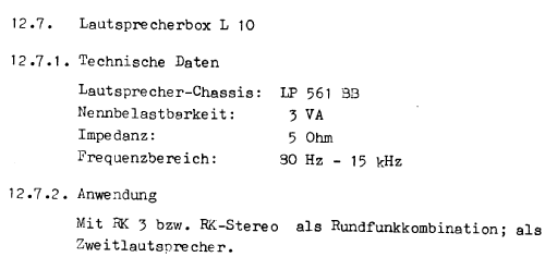 L10; Heli Gerätebau, (ID = 1478479) Speaker-P