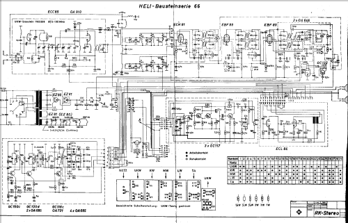 RK Stereo ; Heli Gerätebau, (ID = 288433) Radio