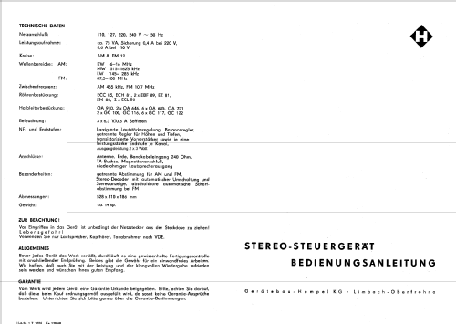RK Stereo ; Heli Gerätebau, (ID = 543382) Radio