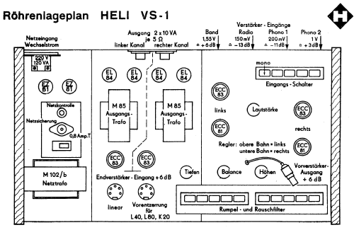 VS1; Heli Gerätebau, (ID = 1477735) Ampl/Mixer