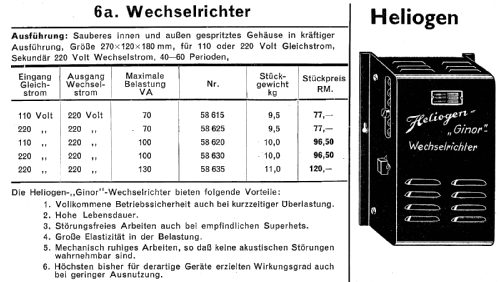 Ginor Wechselrichter 58625; Heliogen, Hermann (ID = 1327464) Power-S