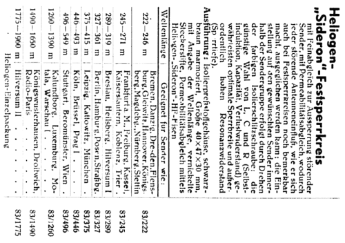 Sideron-Festsperrkreis 83...; Heliogen, Hermann (ID = 1608993) mod-past25