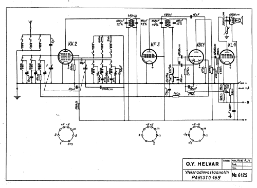 Paristo Super 469P; Oy Helvar; Helsinki (ID = 1186218) Radio