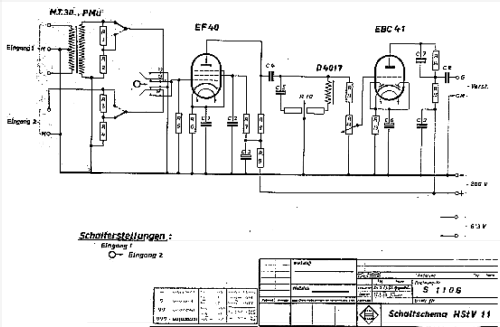 Steuerverstärker HstV 11; Henry, Kapt. (ID = 1513408) Ampl/Mixer