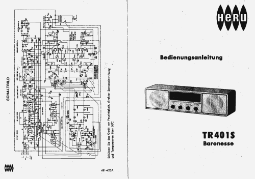 Baronesse TR401S; HERU - International (ID = 1866630) Radio