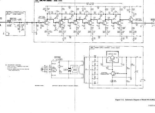 Amplifier 461A; Hewlett-Packard, HP; (ID = 588970) Equipment