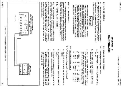 Autovoltmeter 414A; Hewlett-Packard, HP; (ID = 990912) Equipment