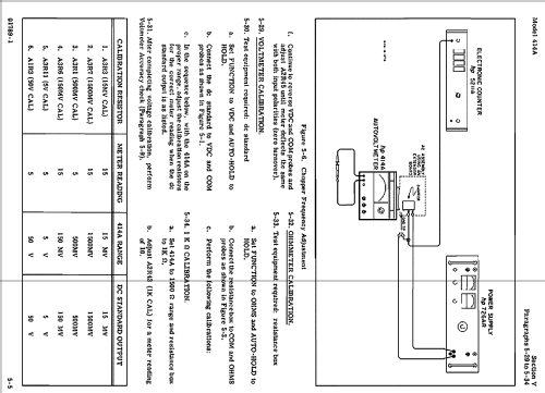 Autovoltmeter 414A; Hewlett-Packard, HP; (ID = 990918) Equipment