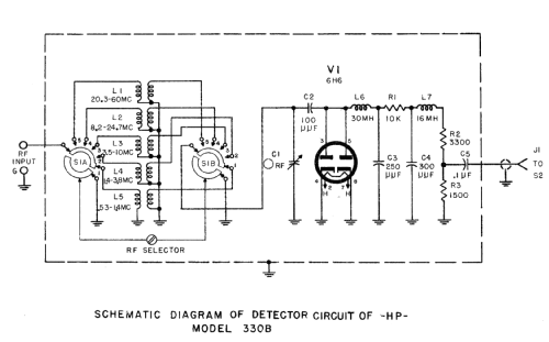 Distortion Analyzer 330B; Hewlett-Packard, HP; (ID = 167576) Equipment