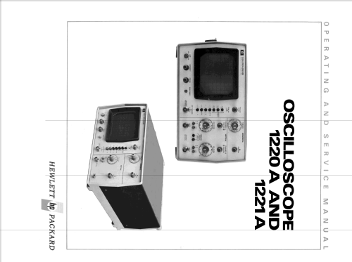 Dual Channel Oscilloscope 1220A; Hewlett-Packard, HP; (ID = 1610678) Equipment