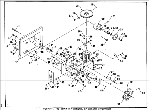 VHF Oscillator 3200B; Hewlett-Packard, HP; (ID = 991232) Equipment