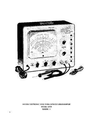 209-A Volt-Ohm Capacity Milliammeter; Hickok Electrical (ID = 2945276) Equipment