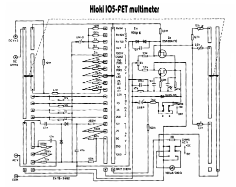 Multimeter 105-FET; Hioki E.E. (ID = 1987205) Equipment