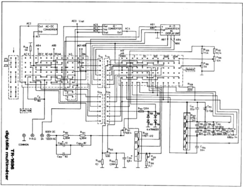 Digiatal Multimeter TR-1696/V018; Hiradástechnika (ID = 2660547) Ausrüstung