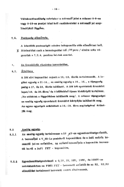 Multimeter M 210/ TR-1665; Hiradástechnikai (ID = 2930913) Ausrüstung