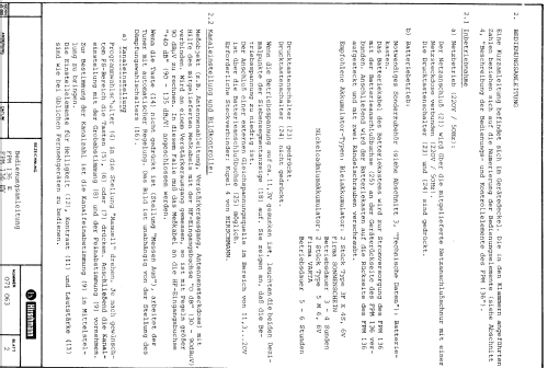 Fernseh-Pegelmeßgerät FPM 136 E, EV; Hirschmann GmbH & Co (ID = 2123216) Ausrüstung