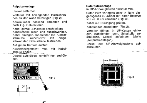 Vedo - Dreifach-Verteiler 0936; Hirschmann GmbH & Co (ID = 1762912) Divers