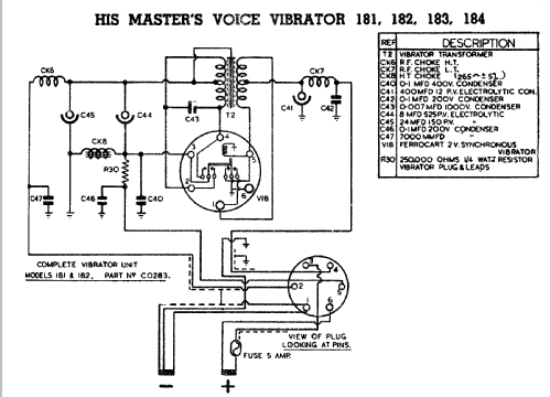 181 Ch= 451BL; His Master's Voice (ID = 800387) Radio