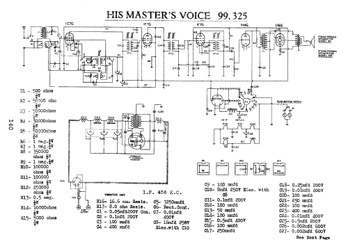 325 Ch= 558D; His Master's Voice (ID = 712558) Radio