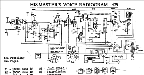 425 Ch= 638D/RG; His Master's Voice (ID = 712540) Radio